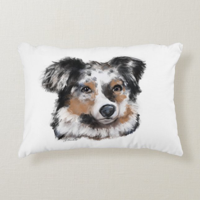 Australian Shepherd Zierkissen (Vorderseite)