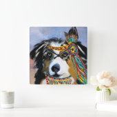 AUSTRALIAN SHEPHERDA Watch Quadratische Wanduhr (Zuhause)