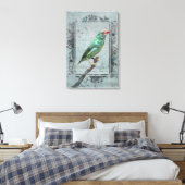 Australian Star Finch on Music Leinwanddruck (Insitu (Schlafzimmer))