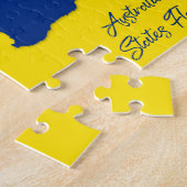 Australian State Flags Map, Educational Puzzle (Seite)