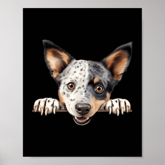 Australian Stumpy Tail Cattle Dog Mutter Vater Guc Poster