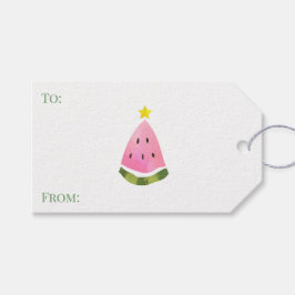 Australian Summer Watermelon Christmas Tree  Geschenkanhänger