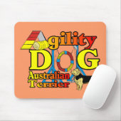 Australian_Terrier_Agility Mousepad (Mit Mouse)