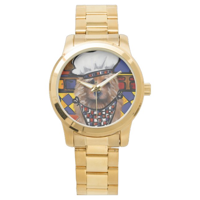 Australian Terrier Armbanduhr (Vorderseite)