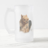 Australian Terrier Art Gifts Mattglas Bierglas (Links)
