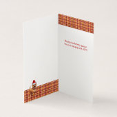 Australian Terrier Christmas Dog Holiday Kariert (Innenseite)