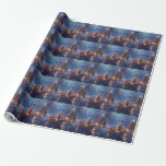 Australian Terrier Christmas Festive Voyage Geschenkpapier<br><div class="desc">Set segelt mit dieser sehr detaillierten Abbildung in den Zauber der Urlaubssaison und zeigt einen stolzen Hund, der in einem festlich dekorierten Boot sitzt und über einen ruhigen Weihnachtssee gleitet. Die Lichter der nahen Kiefernbäume reflektieren das Wasser und warmen, festlichen Glanz, der das gemütliche Ambiente verstärkt. Die Ornamente versetzen sich...</div>