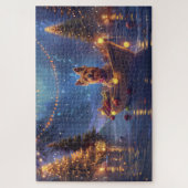 Australian Terrier Christmas Festive Voyage Puzzle (Vertikal)