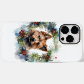 Australian Terrier Christmas Wreath Festive Pup Case-Mate iPhone Hülle (Rückseite (Horizontal))