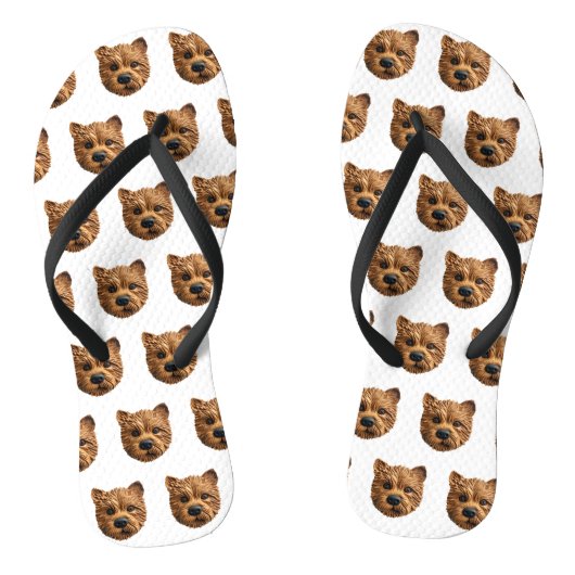 Australian Terrier Dog 3D Inspiriert Badesandalen (Fußbett)