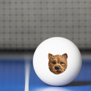 Australian Terrier Dog 3D Inspiriert Tischtennisball