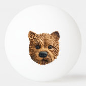 Australian Terrier Dog 3D Inspiriert Tischtennisball (Vorderseite)
