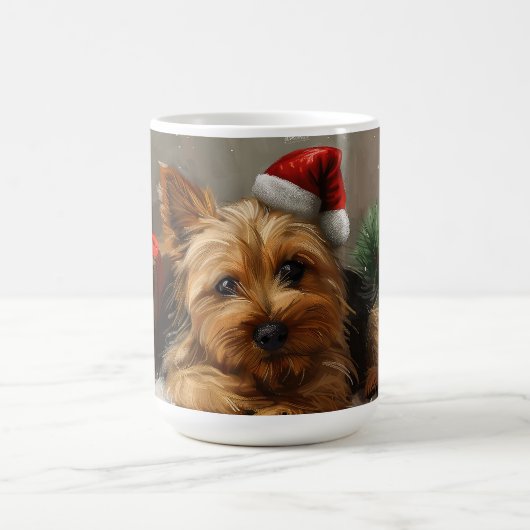 Australian Terrier Dog Christmas Festive Kaffeetasse (Mittel)