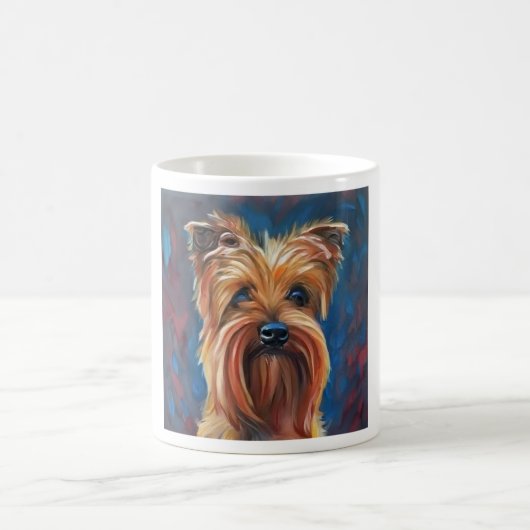 Australian Terrier - Dog Portrait Kaffeetasse (Mittel)
