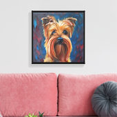 Australian Terrier - Dog Portrait Leinwanddruck (Insitu (Wohnzimmer))