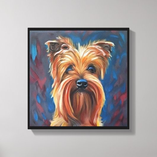 Australian Terrier - Dog Portrait Leinwanddruck (Vorderseite)