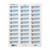 Australian Terrier Dog Return Address Labels (Vorne)