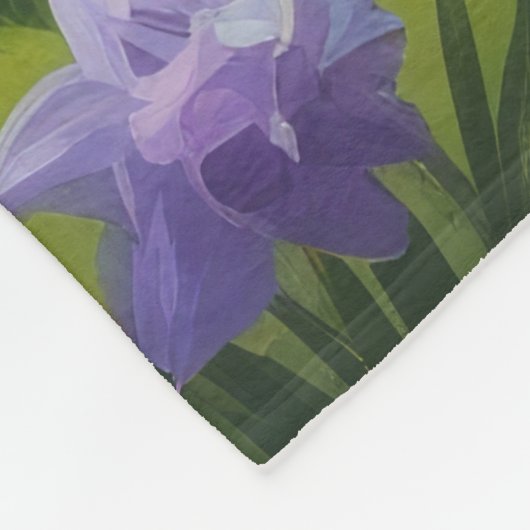 Australian Terrier Dog Spring Flowers Malerei Fleecedecke (Ecke)