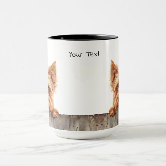 Australian Terrier Dog Tasse (Zentrum)