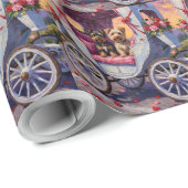 Australian Terrier Dog Valentine's Day  Geschenkpapier (Rolleneckpunkt)