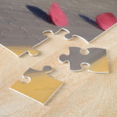 Australian Terrier Dog Valentine's Day Motorcycle Puzzle (Seite)