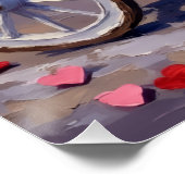 Australian Terrier Dog Valentine's Day Poster (Ecke)