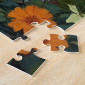 Australian Terrier Gartenblüten Kunst Puzzle (Seite)