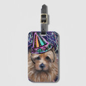 Australian Terrier Gepäckanhänger (Vorderseite Vertikal)