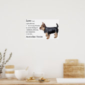 Australian Terrier Gifts Poster (Küche)