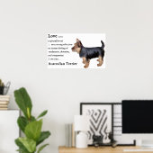 Australian Terrier Gifts Poster (Heimbüro)