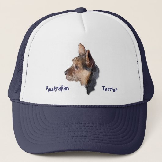 Australian Terrier Gifts Truckerkappe (Vorderseite)