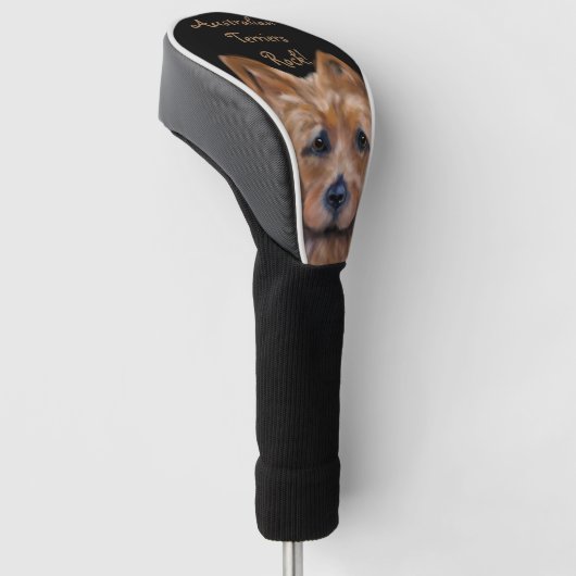 Australian Terrier Golf Headcover (angewinkelt)