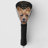 Australian Terrier Golf Headcover (Vorderseite)