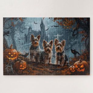 Australian Terrier Halloween Nacht Hunde Leckerli Puzzle