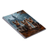 Australian Terrier Halloween Night Doggy Delight Notizblock (Rechte Seite)