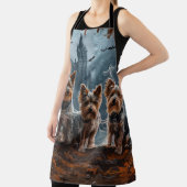 Australian Terrier Halloween Night Doggy Delight Schürze (InSitu)