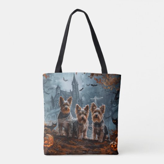 Australian Terrier Halloween Night Doggy Delight Tasche (Rückseite)