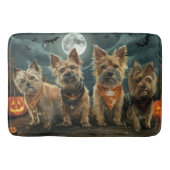Australian Terrier Halloween Spooky Badematte (Vorderseite)