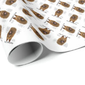 Australian Terrier History Geschenkpapier (Rolleneckpunkt)