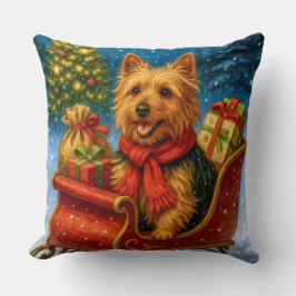 Australian Terrier Holiday  Kissen