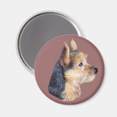 Australian Terrier HS Magnet (Vorderseite/Rückseite)