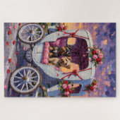 Australian Terrier Hund Valentinstag  Puzzle (Horizontal)