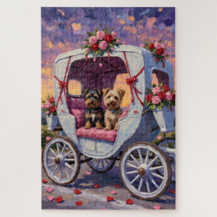 Australian Terrier Hund Valentinstag  Puzzle