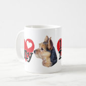 Australian Terrier I (heart) my Kaffeetasse (Vorderseite Links)