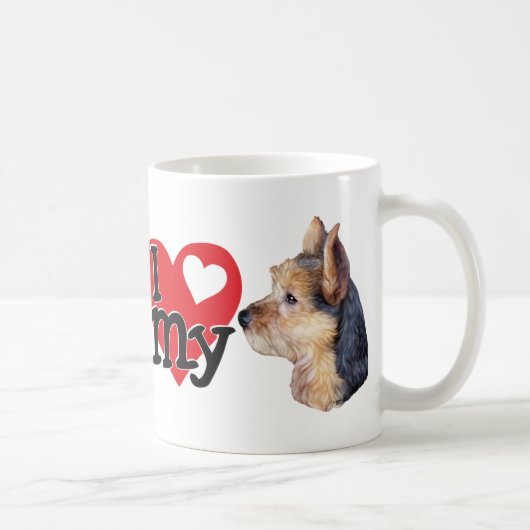 Australian Terrier I (heart) my Kaffeetasse (Rechts)