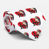 Australian Terrier I (heart) my Krawatte (Gerollt)