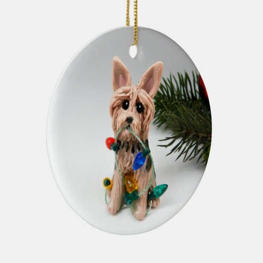Australian Terrier Keramik Ornament (Rechts)