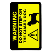 Australian Terrier (Long Schwanz) Guard Dog Warnin Magnet (Vertikal)