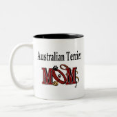 Australian Terrier Mama Tasse (Links)
