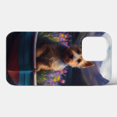 Australian Terrier on Paddle: Ein Landschaftliches Case-Mate iPhone Hülle (Rückseite (Horizontal))